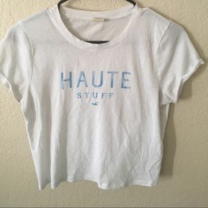 Cropped Hollister tee